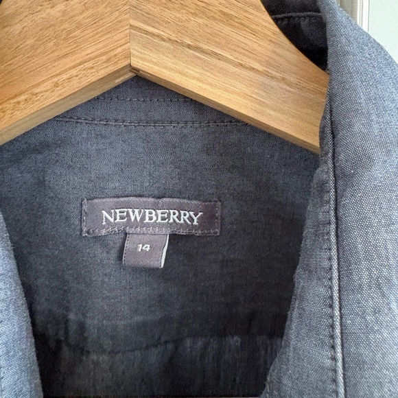 Newberry Boys Size 14 button up shirt - Picture 5 of 6